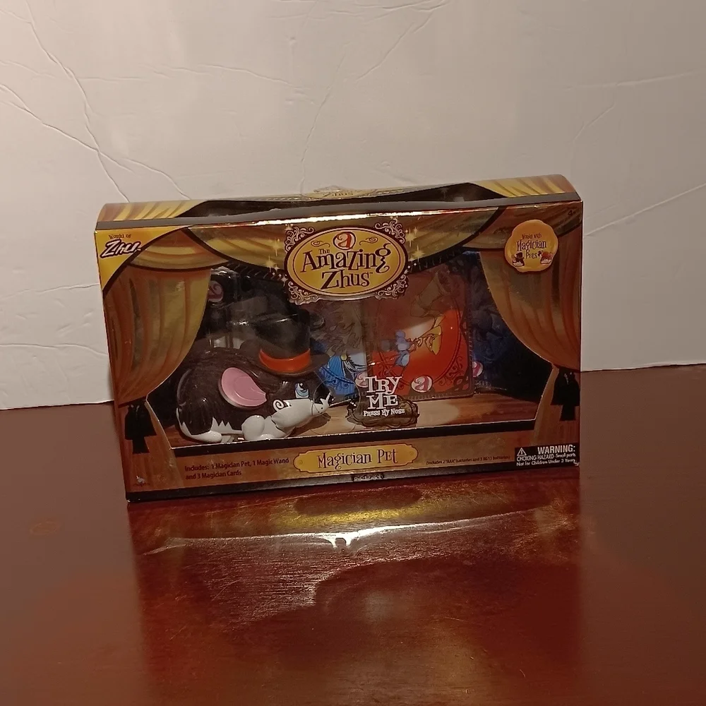 The Amazing Zhus Magician Mouse Pet Set Toy Bundle NWT
